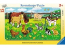 Ravensburger Puzzle Bauernhoftiere auf d.Wiese
