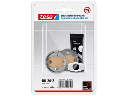 [90193816 1267455] tesa Befestigungskit BK20-2, 2 Stück