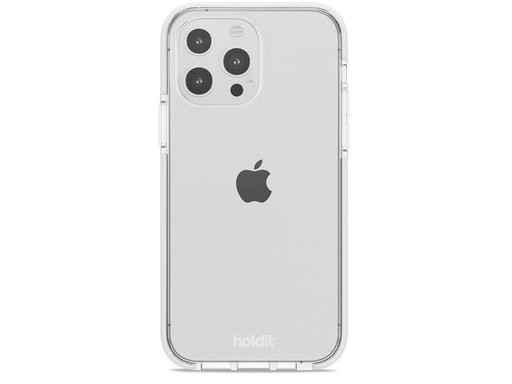 [90193888 1249145] Holdit Back Cover Seethru iPhone 13 Pro Max Weiss