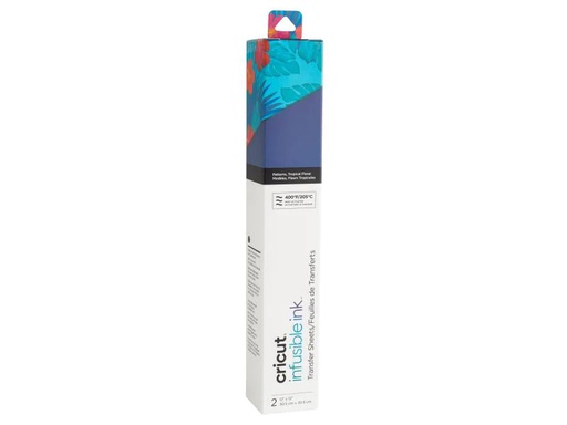 [90029033 1005199] Cricut Aufbügelfolie Infusible Ink Tropical Floral 2 Stück