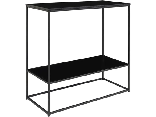 [90194127 1249626] House Nordic Konsolentisch Vita 80 x 80 cm, Schwarz