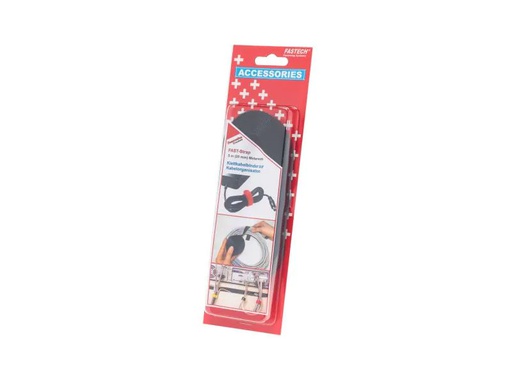 [90029071 906392] FASTECH Klett-Kabelbinder 5 m x 20 mm, Schwarz