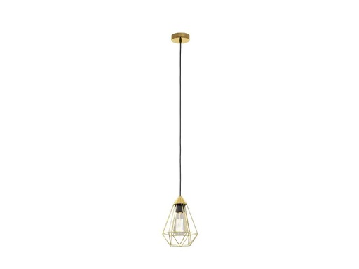 [90194361 1232815] EGLO Leuchten Pendelleuchte TARBES 1x E27 Messing-gebürstet