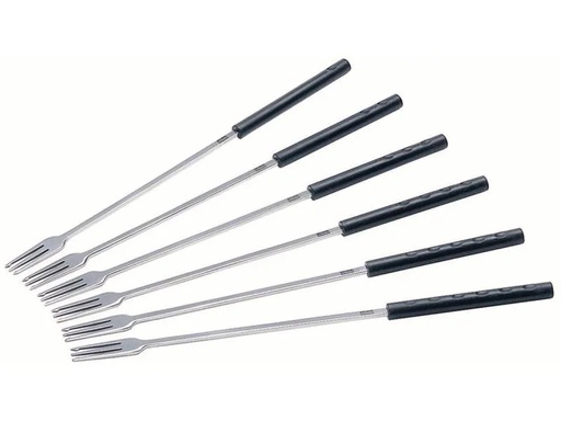 [90029086 314532] Stöckli Käse-/Fleischfonduegabel Alpine 6 Personen