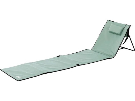 [90194430 1137474] KOOR Strandmatte Calma Granite Green mit Kopfstütze, 220 cm
