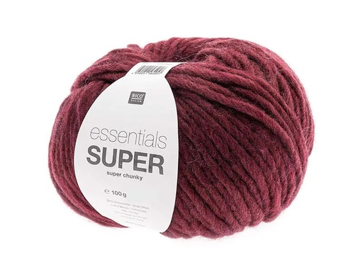 [90029129 945160] Rico Design Wolle Essentials Super Super Chunky 100 g Bordeaux