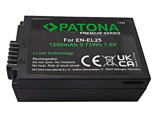 [90195212 1272709] Patona Digitalkamera-Akku Nikon EN-EL25