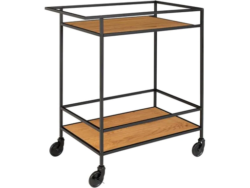 [90195229 1249625] House Nordic Bartrolley Vita 79 x 68 cm, Nature/Schwarz