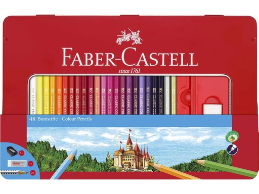 [90029223 490526] Faber-Castell Farbstifte Classic Colours 48 Stück