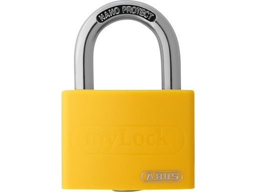 [90029243 1169278] Abus Vorhängeschloss T65AL/40 Gelb Aluminium