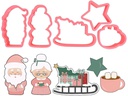 Cut my Cookies Guetzli-Ausstecher Weihnachtsserie Mr & Mrs Santa, 5-teilig