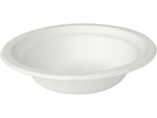 [90195768 1255436] BioPak Einwegteller 18 cm, 50 Stück, Weiss