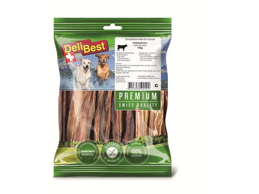 [90195855 1268568] DeliBest Kausnack Premium Kalbsziemer, 150 g