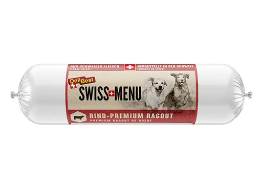 [90195856 1268573] DeliBest Nassfutter SWISS MENU PremiumRagout Rind, 400 g