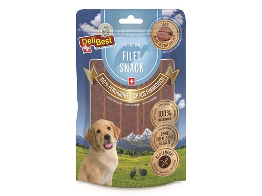 [90195860 1268560] DeliBest Filet Snack Perlhuhn, 90 g