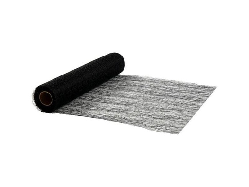 [90029396 883990] Creativ Company Tischläufer 30 cm x 10 m, Schwarz