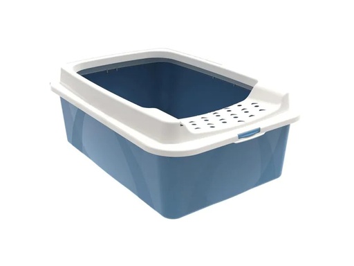 [90196129 1265731] Rotho Katzentoilette Bonnie M ECO Blau – Sand