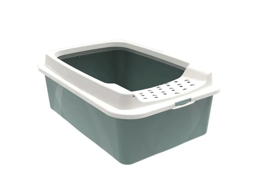[90196163 1265730] Rotho Katzentoilette Bonnie M ECO Grün – Sand