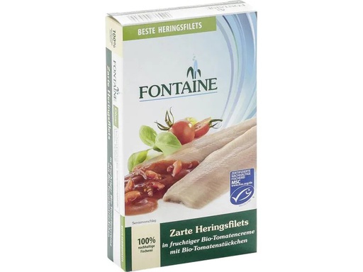[90029436 1028833] Fontaine Konserven Hering Filets in Tomatencrème 200 g