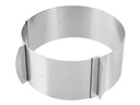 Zenker Backrahmen Silber, Rund