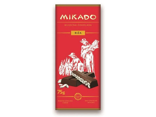 [90196412 1252428] Mikado Schokolade mit Puffreis 75 g