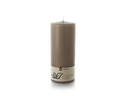 balthasar Zylinderkerze Swiss Natural Candle 15 x 6 cm Taupe