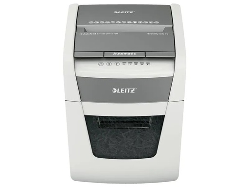 [90196633 1265702] Leitz Bürogeräte Aktenvernichter IQ Autofeed 50 P-4, 50 Seiten
