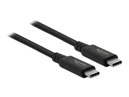 [90196702 1264502] Delock USB4-Kabel 40 Gbps koaxial USB C - USB C 0.8 m