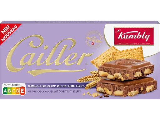 [90196747 1275218] Cailler Tafelschokolade Kambly Milch 180 g