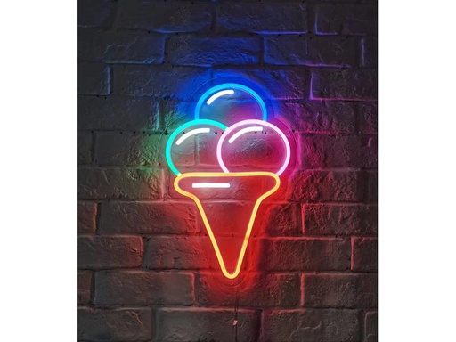 [90196882 1221344] Vegas Lights LED Dekolicht Neonschild Cornet 24 x 36 cm