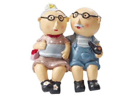 [90196921 1271012] HobbyFun Mini-Figur Oma und Opa 6 cm