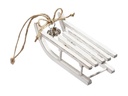 HobbyFun Mini-Utensilien Schlitten mit Glöckchen, 2.5 x 3.3 cm