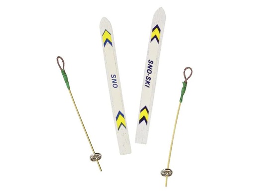 [90196941 1271000] HobbyFun Mini-Utensilien Ski 10 cm