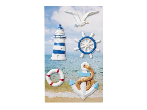 [90197005 1270981] HobbyFun Mini-Utensilien Maritim 2.5 x 5 cm