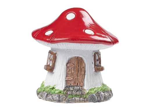 [90197157 1270928] HobbyFun Mini-Haus Fliegenpilz 7 cm