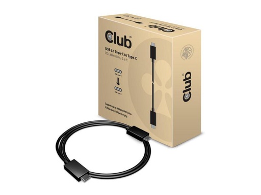 [90029553 819931] Club 3D USB 3.1-Kabel  USB C - USB C 0.8 m