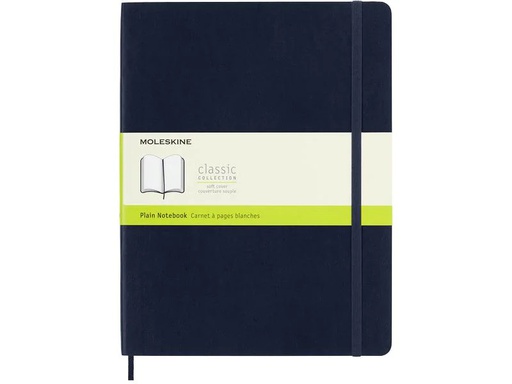 [90197181 1267099] Moleskine Notizbuch Classic XL Softcover Blanko Saphier