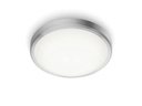 Philips Deckenleuchte Doris, 17W, 4000K, IP44, nickel