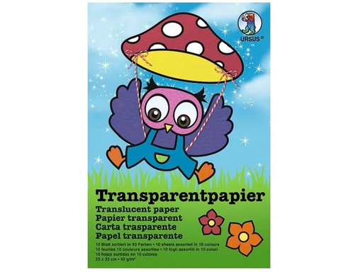 [90029636 586137] URSUS Transparentpapier Drachenpapier 42 g/m2 20 x 30 cm