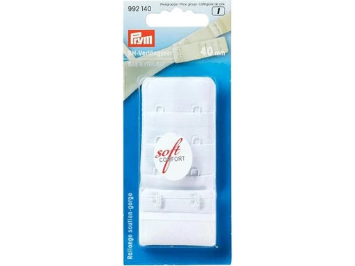 [90002943 1088137] Prym BH-Verlängerung 40 mm, zum Einhaken, Weiss