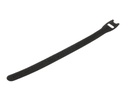 FASTECH Klettkabelbinder ETK-1-2 13 x 200 mm Schwarz, 10 Stück
