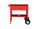 Herstera Hochbeet Urban Garden Trolley 75 x 35 x 80cm, Rot