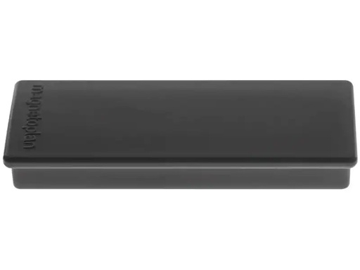 [90029677 1072968] Magnetoplan Haftmagnet Rechteck Schwarz, 10 Stück