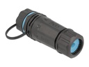 Delock Kupplung RJ-45, Cat.6A, Blau, wasserfest, 1 Stück