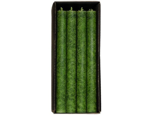 [90197468 1271914] Schulthess Kerzen Stabkerze Olive 4 Stück, 24 x 2.2 cm