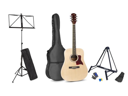[90197608 1270384] MAX Westerngitarre SoloJam Kit Natur