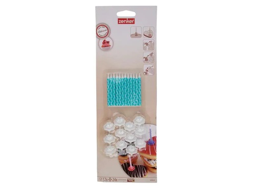 [90197609 1267502] Zenker Kerze 36 Stück, farblich assortiert