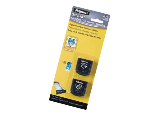 [90029876 96024] Fellowes Ersatzklinge SafeCut 2 Stück, gerader Schnitt