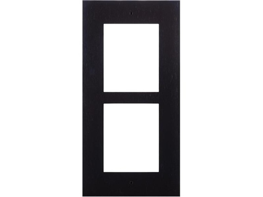 [90029960 874387] 2N Montagerahmen für Wandeinbau - 2 Module, schwarz