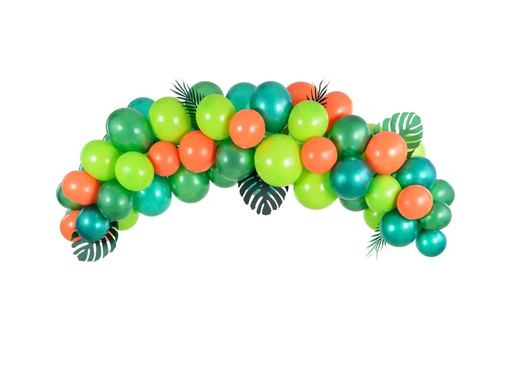 [90197889 1269832] Partydeco Luftballon Girlande Dino 2 m, 60 Ballons